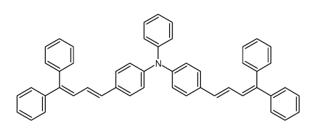 N,N-bis-4-(4,4-Diphenyl-1,3-butadienyl phenyl)phenylamine结构式