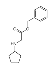 N-cyclopentylglycine benzyl ester Structure