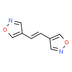 Isoxazole, 4,4-(1,2-ethenediyl)bis- (9CI) Structure