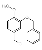 Benzene,4-(chloromethyl)-1-methoxy-2-(phenylmethoxy)- structure