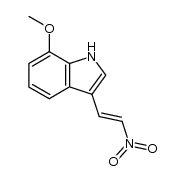 7-methoxy-3-(2-nitro-vinyl)-indole结构式