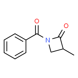 2-Azetidinone,1-benzoyl-3-methyl- Structure