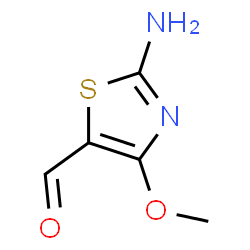 5-Thiazolecarboxaldehyde, 2-amino-4-methoxy- (9CI) Structure