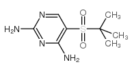 5-tert-butylsulfonylpyrimidine-2,4-diamine Structure