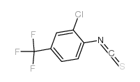 2-chloro-4-(trifluoromethyl)phenyl isothiocyanate structure