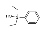 diethyl(phenyl)silanol Structure