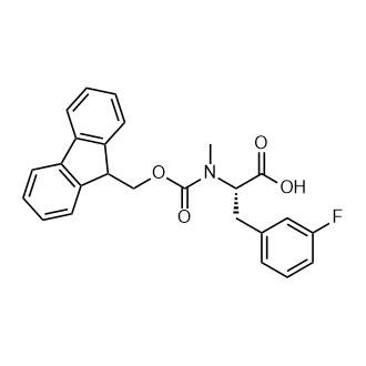 (S)-2-((((9H-Fluoren-9-yl)methoxy)carbonyl)(methyl)amino)-3-(3-fluorophenyl)propanoic acid picture