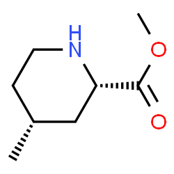 2-Piperidinecarboxylicacid,4-methyl-,methylester,(2S-cis)-(9CI) structure