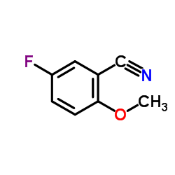 5-Fluoro-2-methoxybenzonitrile structure