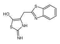 2-amino-4-(1,3-benzothiazol-2-ylmethyl)-1,3-thiazol-5-ol Structure