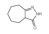 3(2H)-Cycloheptapyrazolone,3a,4,5,6,7,8-hexahydro- Structure