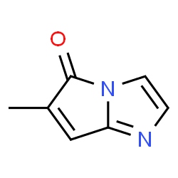 5H-Pyrrolo[1,2-a]imidazol-5-one,6-methyl-(9CI) structure