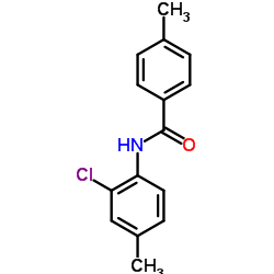 N-(2-Chloro-4-methylphenyl)-4-methylbenzamide结构式