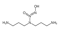 (Z)-1-[N-(3-aminopropyl)-N-(3-ammoniopropyl)amino]diazen-1-ium-1,2,-diolate结构式