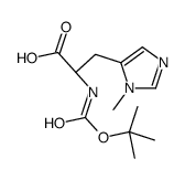 Boc-D-His(3-Me)-OH Structure