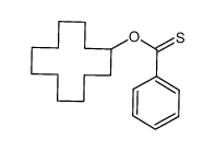 cyclododecyl thiobenzoate结构式