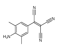 2-(4-Amino-3,5-xylyl)-1,1,2-ethenetricarbonitrile结构式