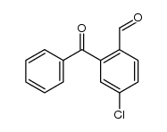 2-benzoyl-4-chlorobenzaldehyde Structure