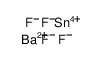 barium(2+),tin(4+),hexafluoride Structure