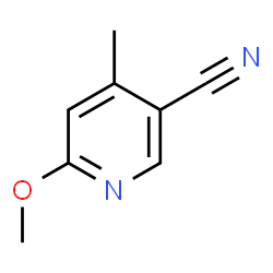 3-Pyridinecarbonitrile,6-methoxy-4-methyl-(9CI) structure