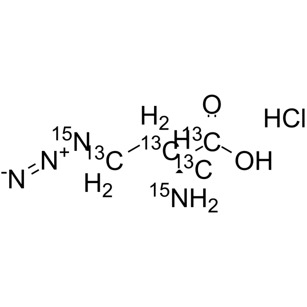 L-Azidohomoalanine-1,2,3,4-13C4 hydrochloride picture