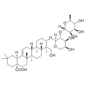 α-常春藤皂苷结构式