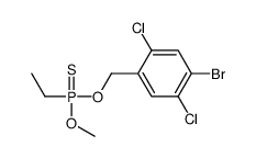 (4-bromo-2,5-dichlorophenyl)methoxy-ethyl-methoxy-sulfanylidene-λ5-phosphane Structure