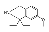 7,7-DIETHYL-5-METHOXY-1A,2,7,7A-TETRAHYDRO-1H-1-AZA-CYCLOPROPA[B]NAPHTHALENE structure