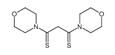 1,3-dimorpholin-4-ylpropane-1,3-dithione结构式