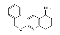 2-phenylmethoxy-5,6,7,8-tetrahydroquinolin-5-amine结构式