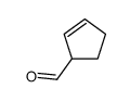 2-Cyclopentene-1-carbaldehyde结构式