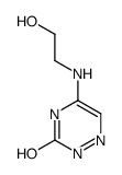 1,2,4-Triazin-3(2H)-one,5-[(2-hydroxyethyl)amino]-(9CI) Structure