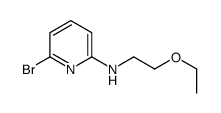 6-bromo-N-(2-ethoxyethyl)pyridin-2-amine Structure