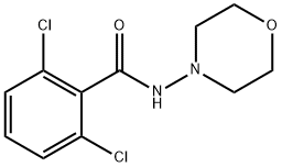 2,6-dichloro-N-(morpholin-4-yl)benzamide Structure