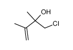 1-chloro-2,3-dimethyl-but-3-en-2-ol Structure