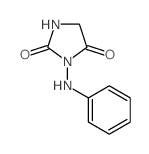 2,4-Imidazolidinedione,3-(phenylamino)- Structure