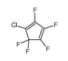 1-chloro-2,3,4,5,5-pentafluorocyclopenta-1,3-diene Structure