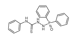 1-diphenylphosphinoyl-4-phenyl-thiosemicarbazide Structure