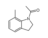 1-acetyl-2,3-dihydro-7-methylindole结构式