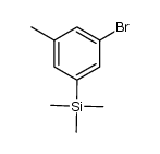 3-bromo-5-trimethysilyltoluene结构式