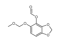 5-(methoxymethoxy)benzo[d][1,3]dioxol-4-yl formate结构式