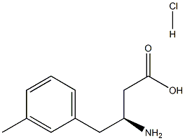 (S)-3-Amino-4-(3-methylphenyl)-butyric acid-HCl Structure