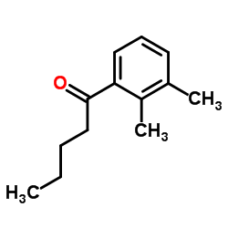 1-(2,3-Dimethylphenyl)-1-pentanone结构式
