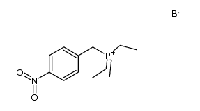 (4-nitrobenzyl)triethylphosphonium bromide Structure