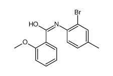 N-(2-Bromo-4-methylphenyl)-2-methoxybenzamide结构式