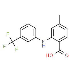 Benzoic acid,4-methyl-2-[[3-(trifluoromethyl)phenyl]amino]- Structure