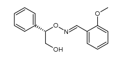 2-methoxybenzaldehyde (E)-O-[(1S)-2-hydroxy-1-phenylethyl]oxime结构式