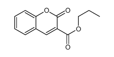 propyl 2-oxochromene-3-carboxylate Structure