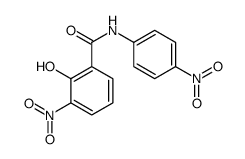 2-hydroxy-3-nitro-N-(4-nitrophenyl)benzamide结构式