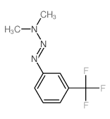 Triazene, 3,3-dimethyl-1-[m-(trifluoromethyl)phenyl]-结构式